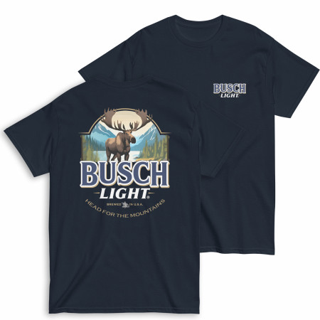 Busch Light Moose Head for the Mountains T-Shirt